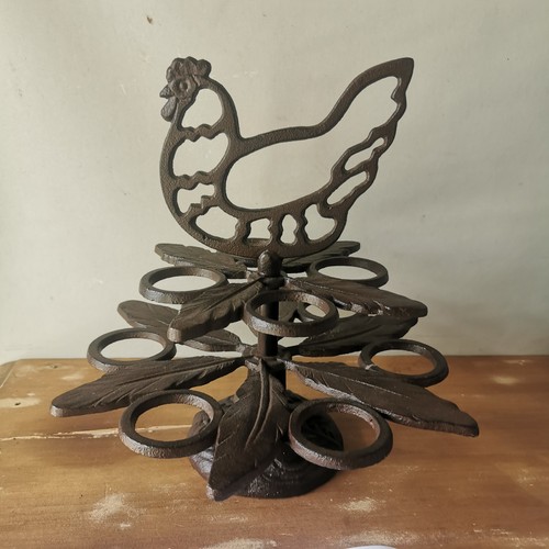 Ancien porte œufs fonte - ancien, en