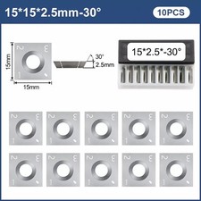 Coupe-insert en carbure pour tour à bois 10 pièces avec remplacement facile de