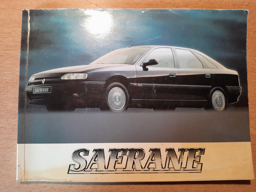 Renault safrane 1992 notice - renault,