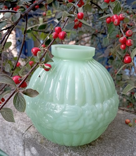 Vase boule opaline - vase,