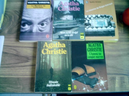 Lot livres poche agatha - lot,