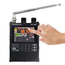 DP-666 2.8 inch TEF6686 FM/LW/MW/SW Full Band Radio with Antenna Stylus Kit