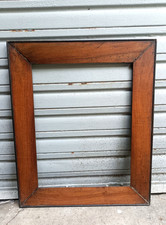 Cadre noyer sur sapin d'époque et de style Louis Philippe - 46,6 x 35,6 cm