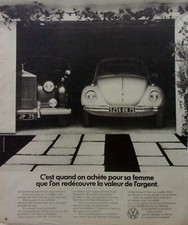 Publicité  voiture VW