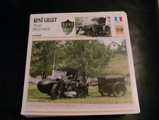 Fiche card CARTONNée moto