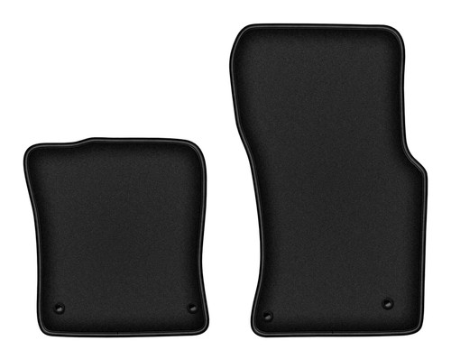 Tapis avant velours noirs