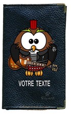 Etui carte grise noir en cuir