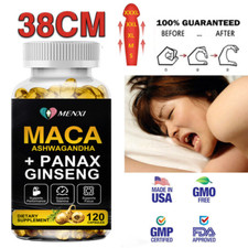 Male Enhancing Libido 120 Capsules - Maca Root,Massive Girth Enlargement Support