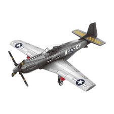 Jouets militaires P51 Mustang Fighter North American Air Force Building Block...