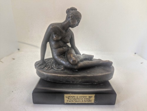 Statue bronze nymphe - statue,