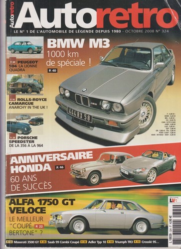 Auto retro 324 - auto, n°324