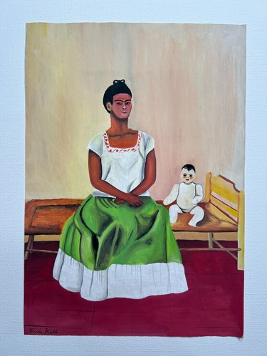 Frida kahlo dessin sur papier - kahlo,