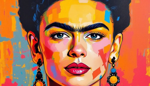 Frida kahlo multicolore - frida,