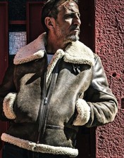 Blouson cuir bombarder homme