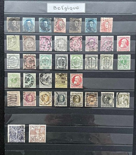Plaquette timbres belgique - timbres,