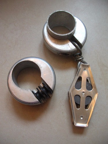 Lot poulies inox et - inox,