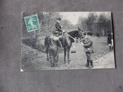 Cpa chasse courre en - courre,