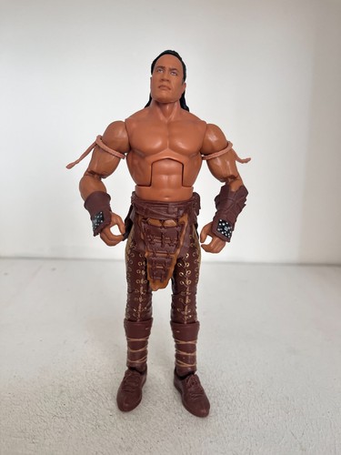 Wwe the rock mattel - mattel, figurine