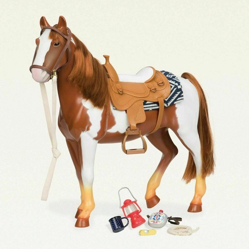 Cheval marron blanc pinto - cheval,