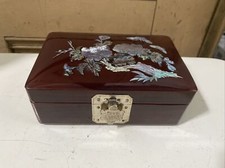 Ancienne Boite A Bijoux Laque