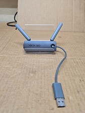 Official Microsoft XBOX 360 Black Wireless Networking Adapter Internet WiFi
