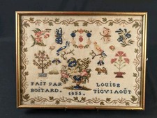 Cadre Canevas Broderie