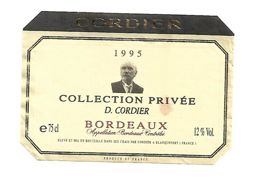 Etiquette vin cordier - etiquette,