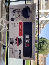 Barbecue au charbon Weber Compact Kettle 47 cm – Noir | Occasion avec housse