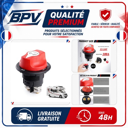 Coupe circuit batterie 12v - coupe-circuit,