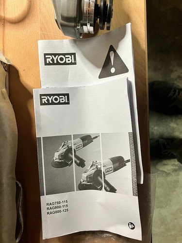 Ryobi meuleuse rag 800 125 - ryobi, rag-800