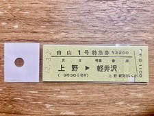 JNR 183 Series Reprint Express Ticket Unopened, Classic Japan Rail Pass