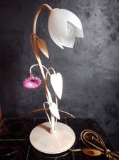 Lampe tulipes verre style