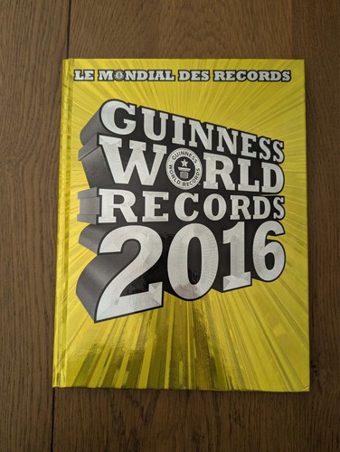 Guinness world records - world, 2016