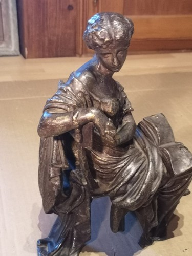 Femme assise bronze - femme,