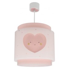 Lampe Suspension Enfant Baby Dreams Coeur Rose, lustre chambre enfant, 76012S...