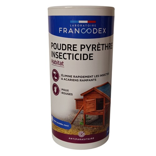 Poudre insecticide pyrèthre