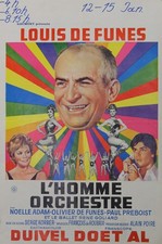 "L'HOMME ORCHESTRE" Affichette