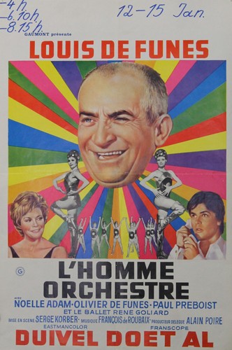Homme orchestre affichette - orchestre",