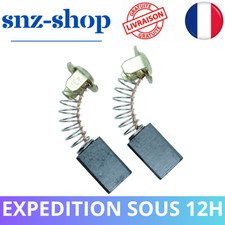 2x Charbons Balais Brosses Pour Moteur électrique 7 x 11 x 17 mm Universel