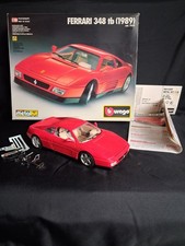 FERRARI 348 TB (1989) BURAGO METAL KIT 1:18 MOUNTED. SEE PHOTOS.