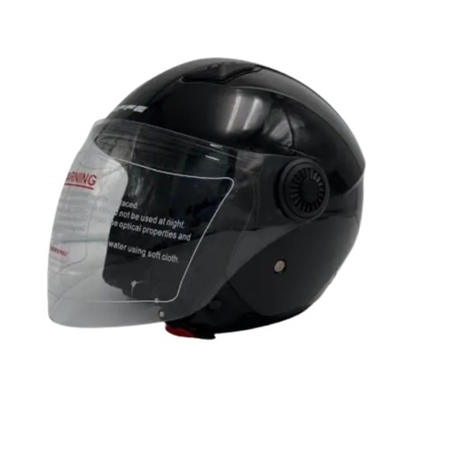 Casque jet dieffe noir - dieffe, lustré