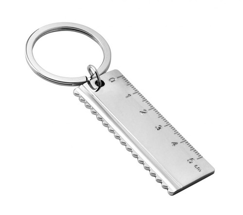 Porte clés acier forme - en,