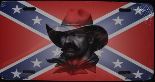 Plaque auto usa cow boy - ,