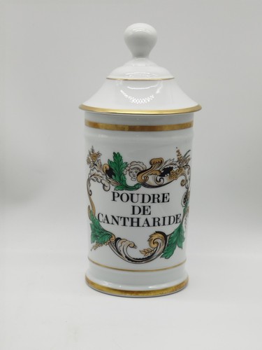 Pot pharmacie porcelaine - À,