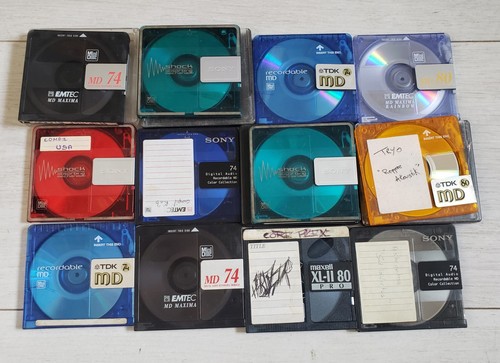 Lot minidiscs md - minidiscs,