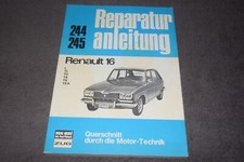 Repair Manual Repair Manual Renault R16 L/TL/TS/TA/TX/TXA Very Good