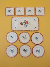 10 assiettes rondes et