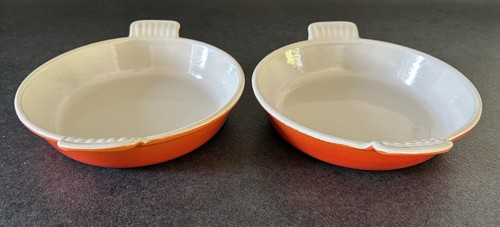Ancien plat rond gratin en - plat,