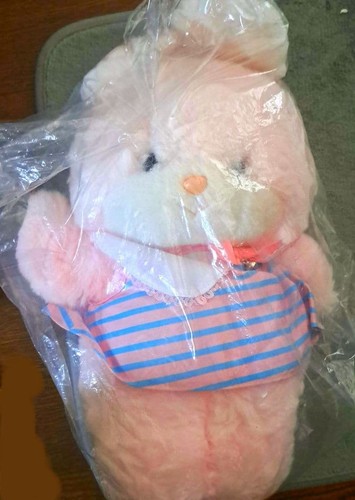 Peluche lapin crémeux