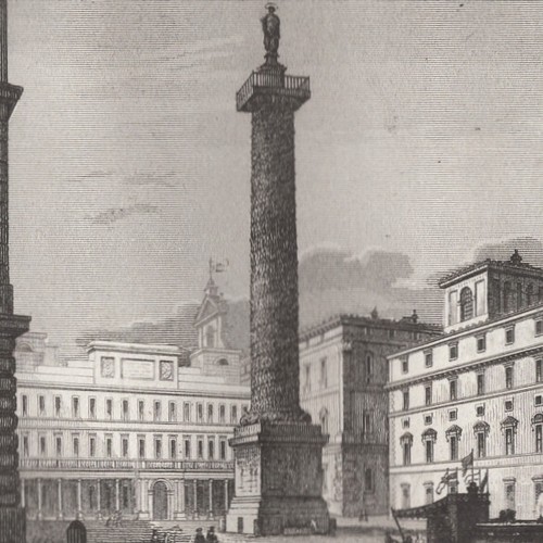 Rome column square - column,